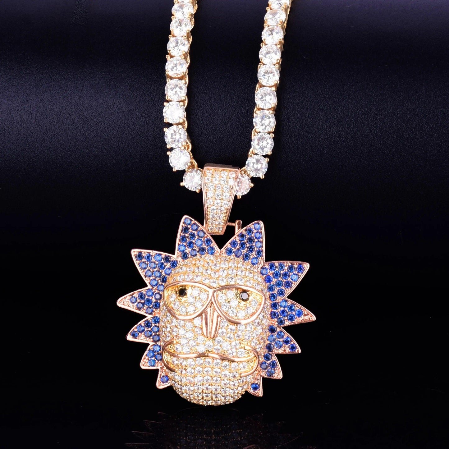 Rick Sanchez Cubic Zirconia Halskette