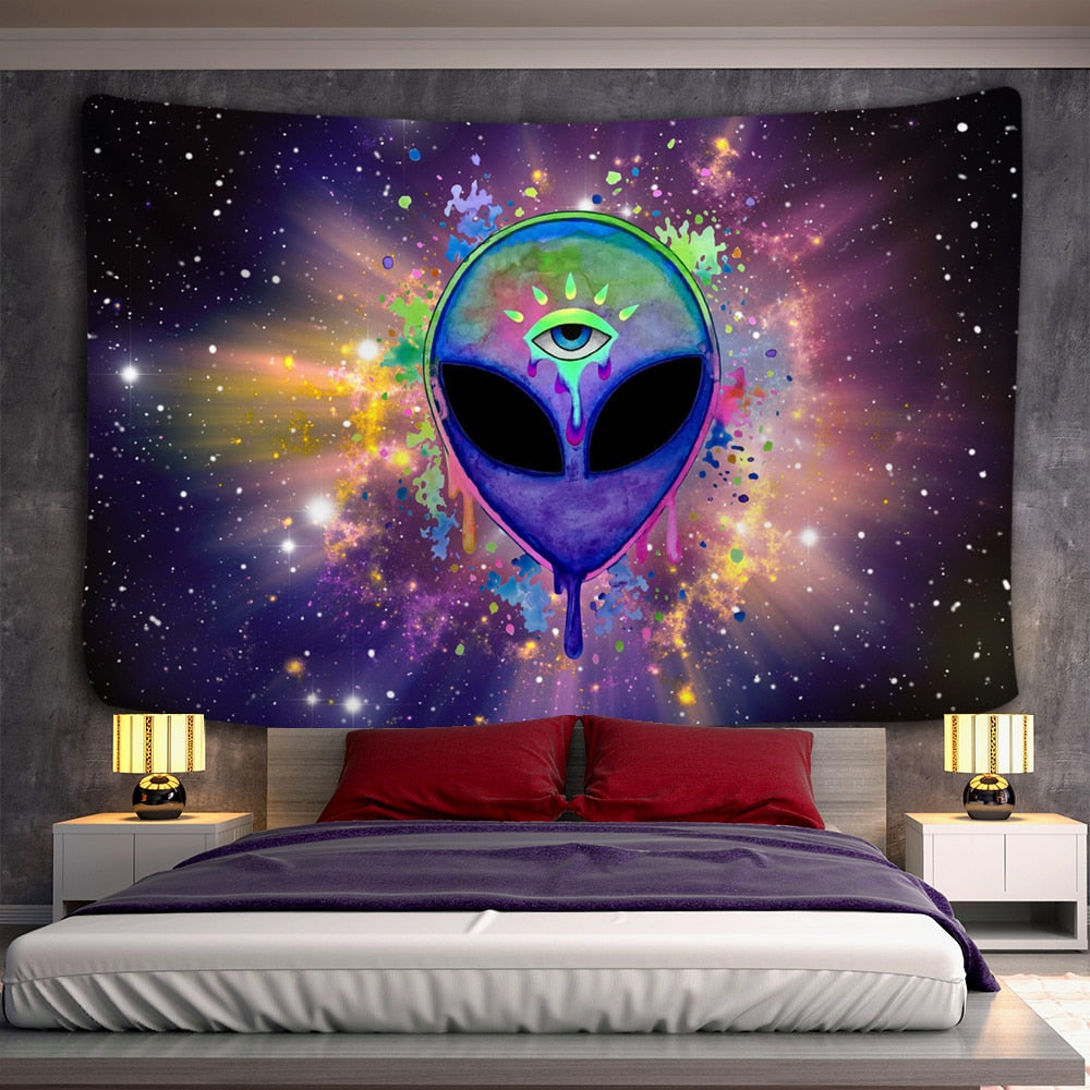 Psychedelic Mystical Schwarzlichtposter