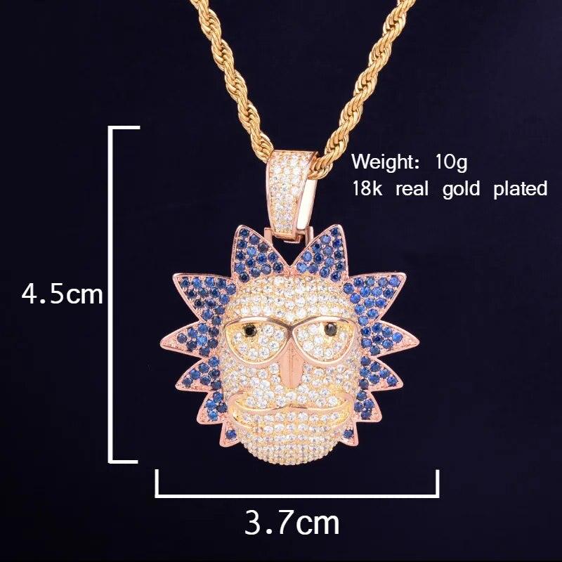 Rick Sanchez Cubic Zirconia Halskette