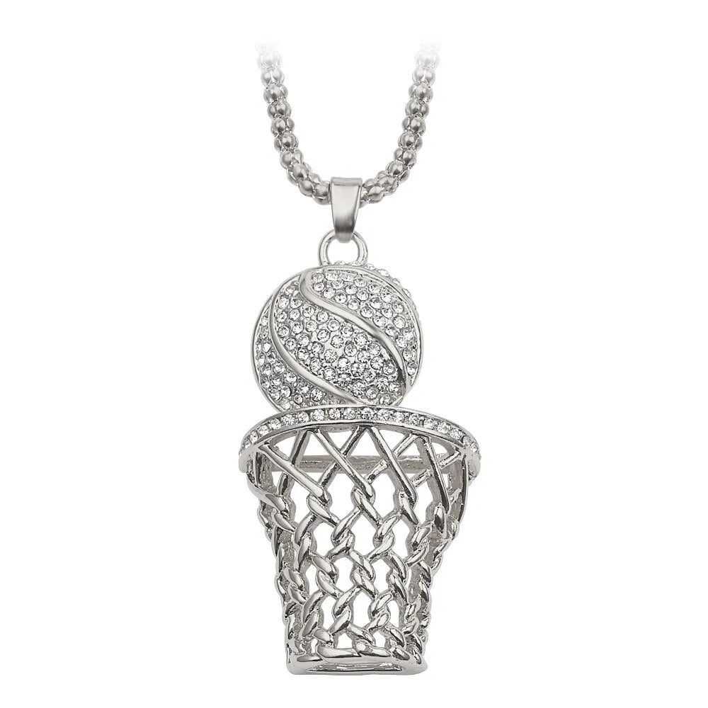 Geldschein-Anhänger Halskette - Iced Out Design