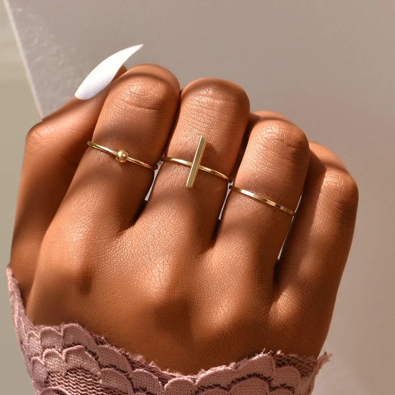Ringset für Damen 2023 - Bohemian Fashion Schmuck