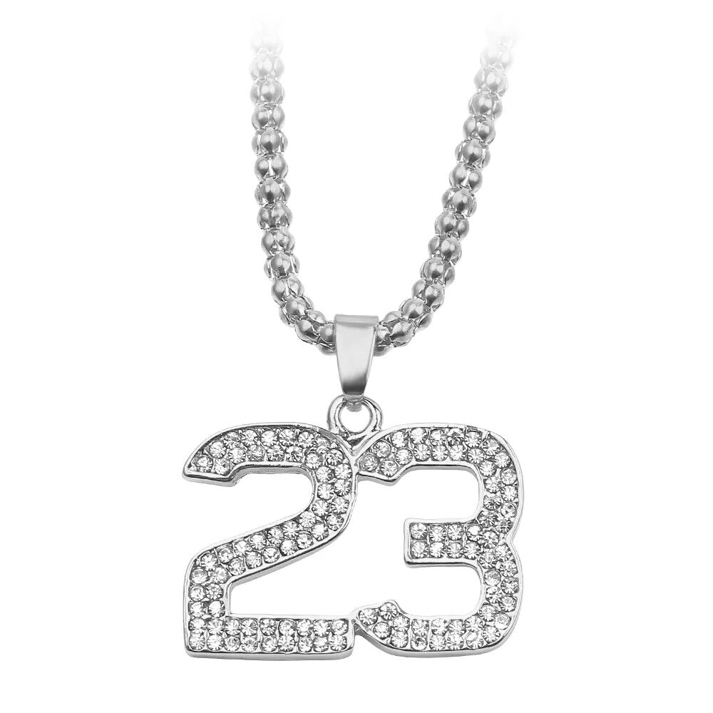 Geldschein-Anhänger Halskette - Iced Out Design