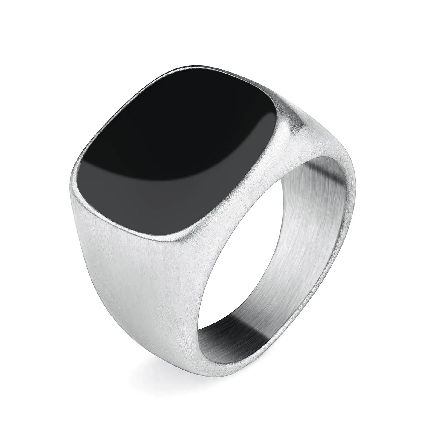 Ring im Punk Rock-Stil - 316L-Edelstahl-Signetring