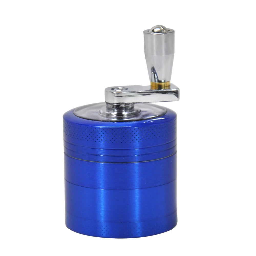 4-lagiger Tabak- & Kräutergrinder – 40 mm Handkurbel