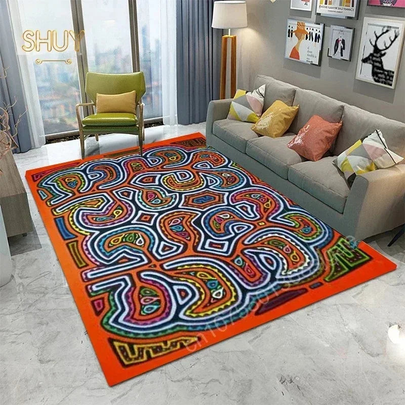 Ägypten-Style Abstrakter Teppich – Wohnzimmer & Schlafzimmer