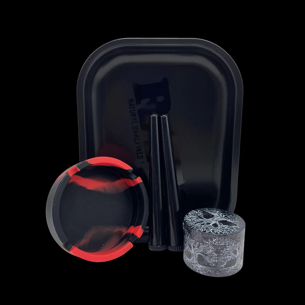 5-teiliges Smoking Kit – Grinder & Zubehör