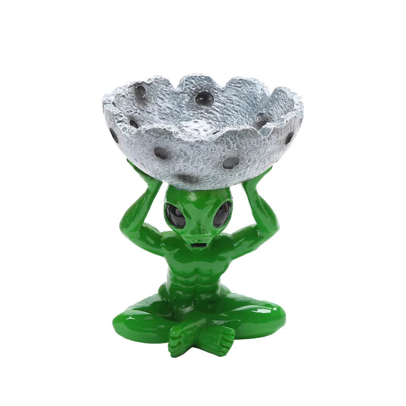 Alien-Aschenbecher – Retro Resin Deko