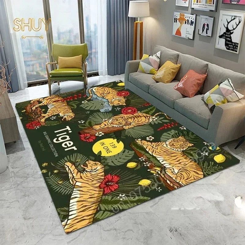 Ägypten-Style Abstrakter Teppich – Wohnzimmer & Schlafzimmer