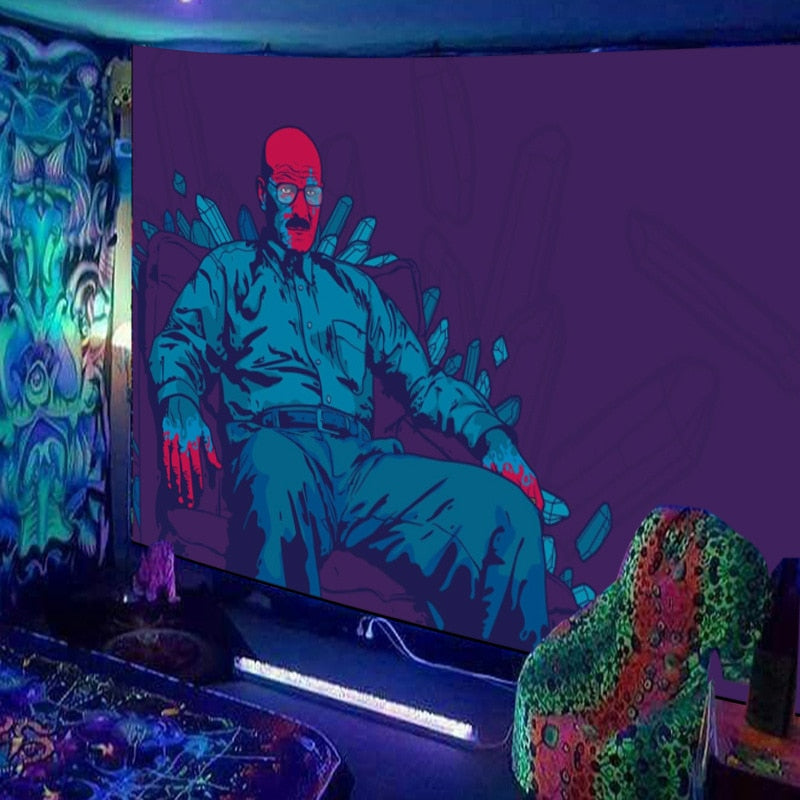 Fluorescent Tapestry UV Schwarzlichposter