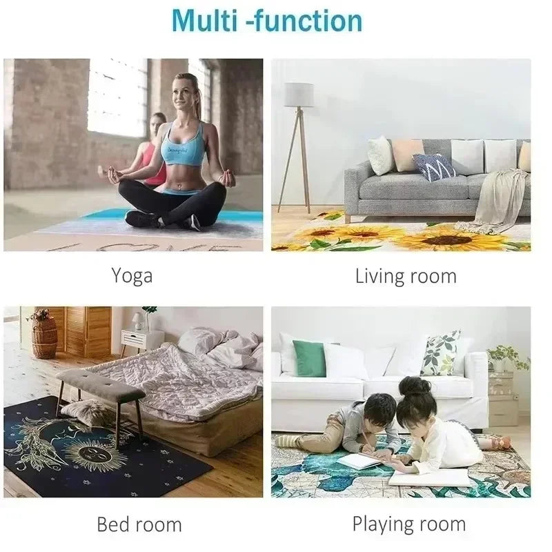 Ägypten-Style Abstrakter Teppich – Wohnzimmer & Schlafzimmer