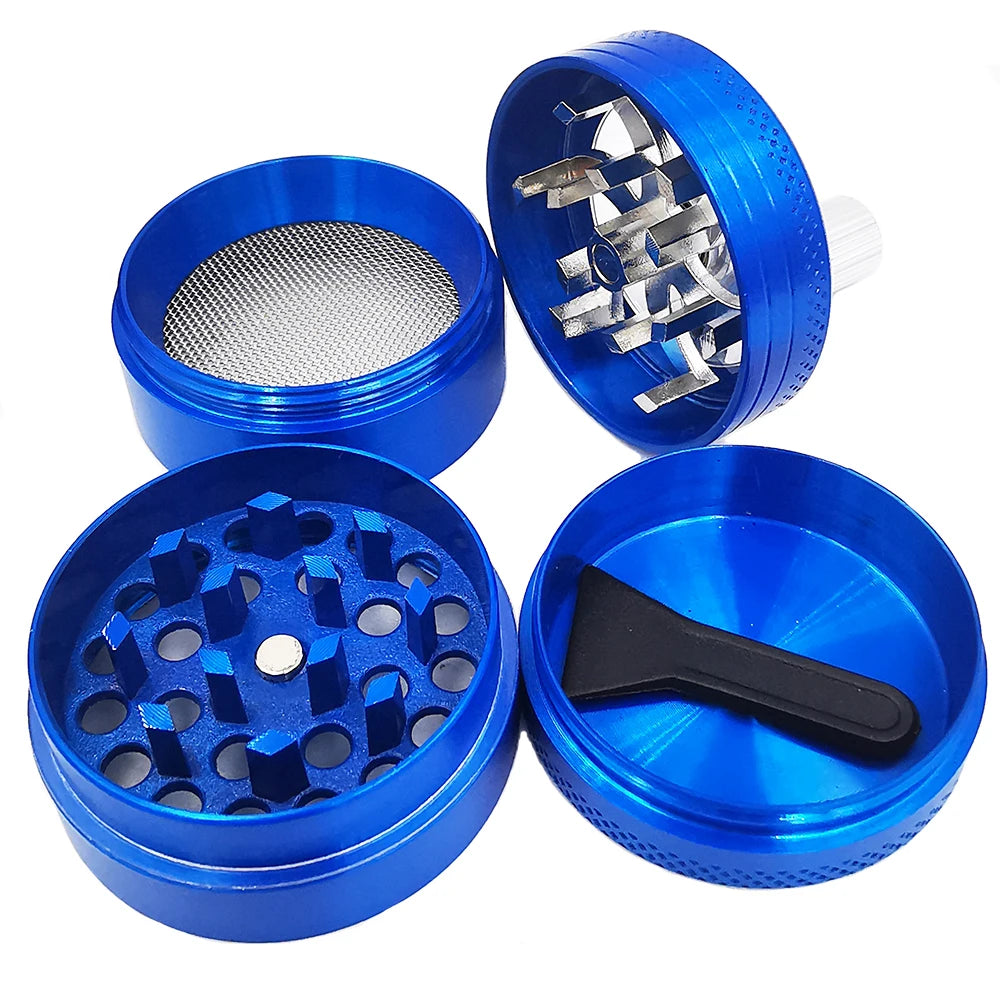 4-lagiger Tabak- & Kräutergrinder – 40 mm Handkurbel
