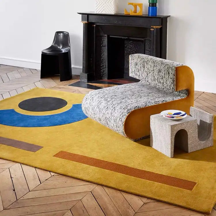 Schlichter Stil Teppich – Weicher, Waschbarer Luxus-Teppich für Schlafzimmer & Wohnzimmer