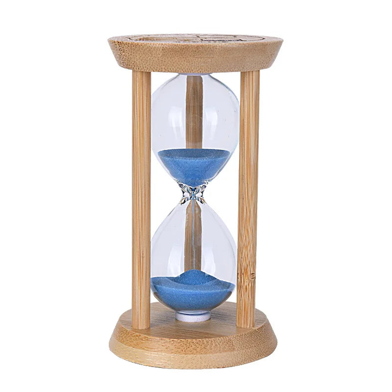 Leuchtende Sanduhr Bambus
