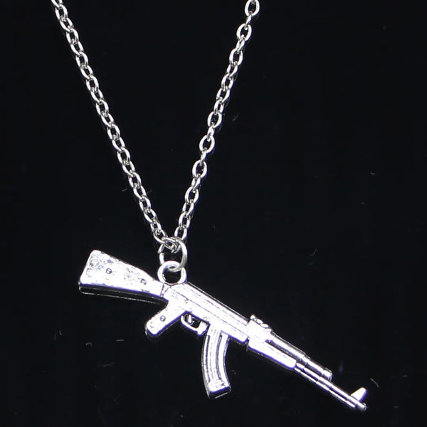 Fashion Submachine Gun Pendant Necklace - Stylish Jewelry Gift