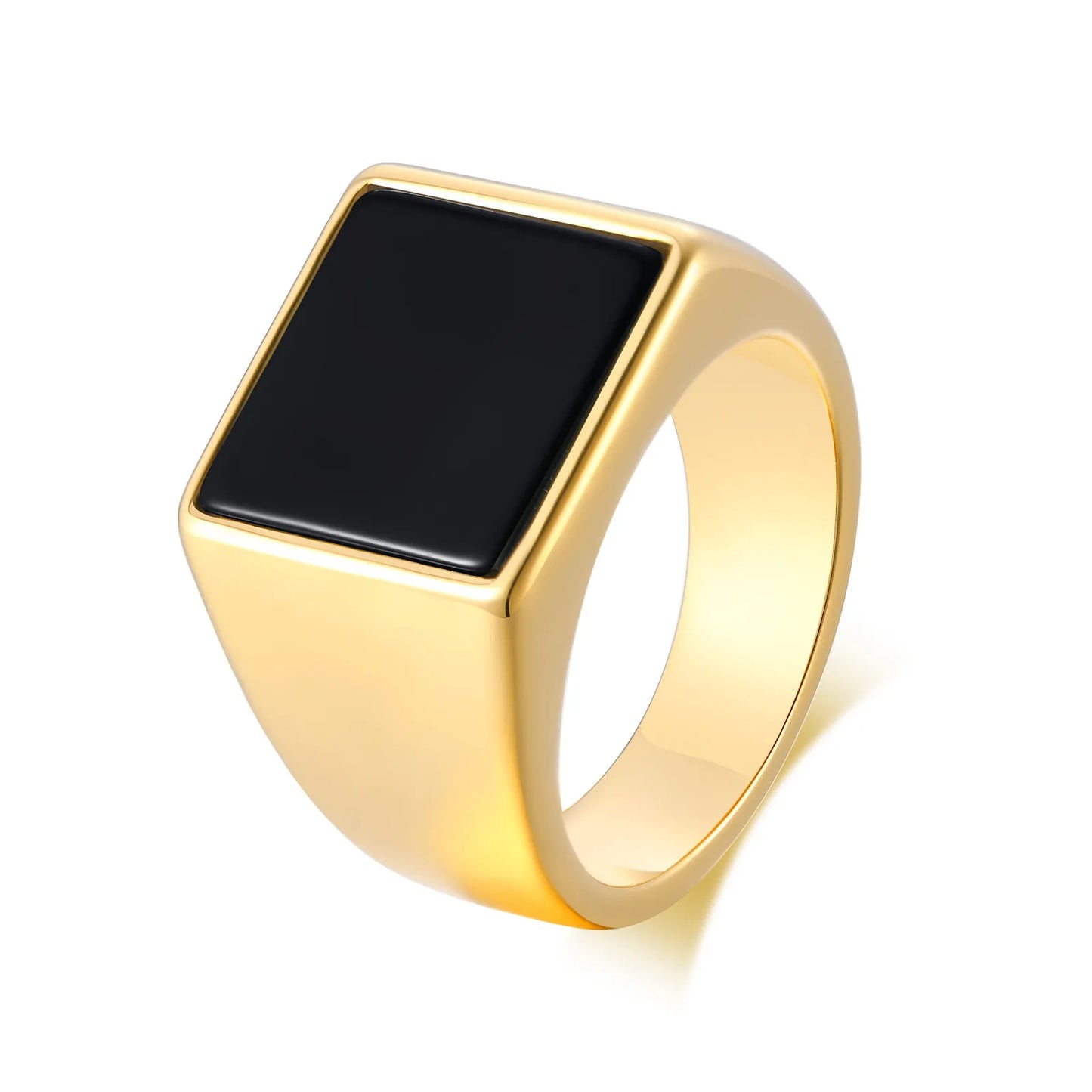 Ring im Punk Rock-Stil - 316L-Edelstahl-Signetring