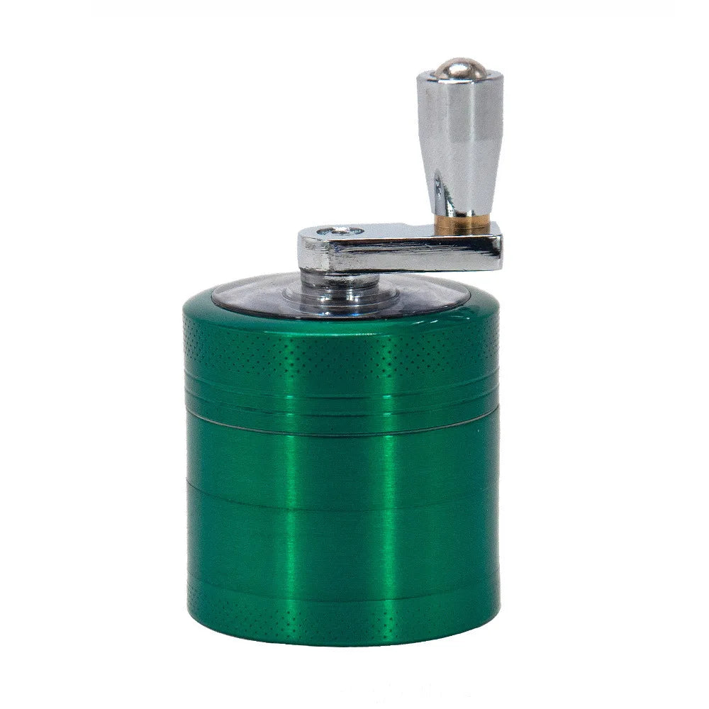 4-lagiger Tabak- & Kräutergrinder – 40 mm Handkurbel
