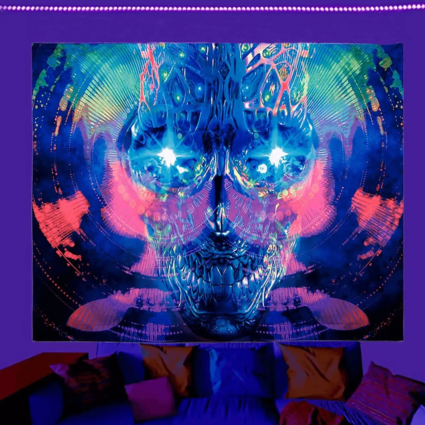 Planet Sky Blacklight Poster