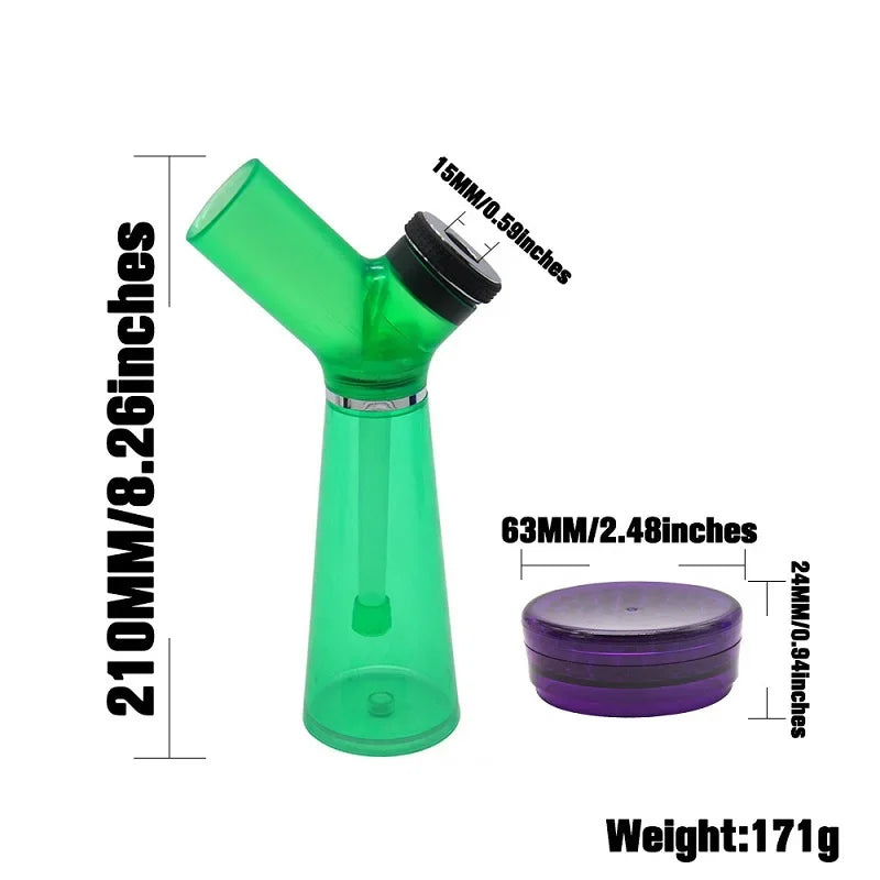 CRUSHER 2-in-1 Bong & Grinder Set