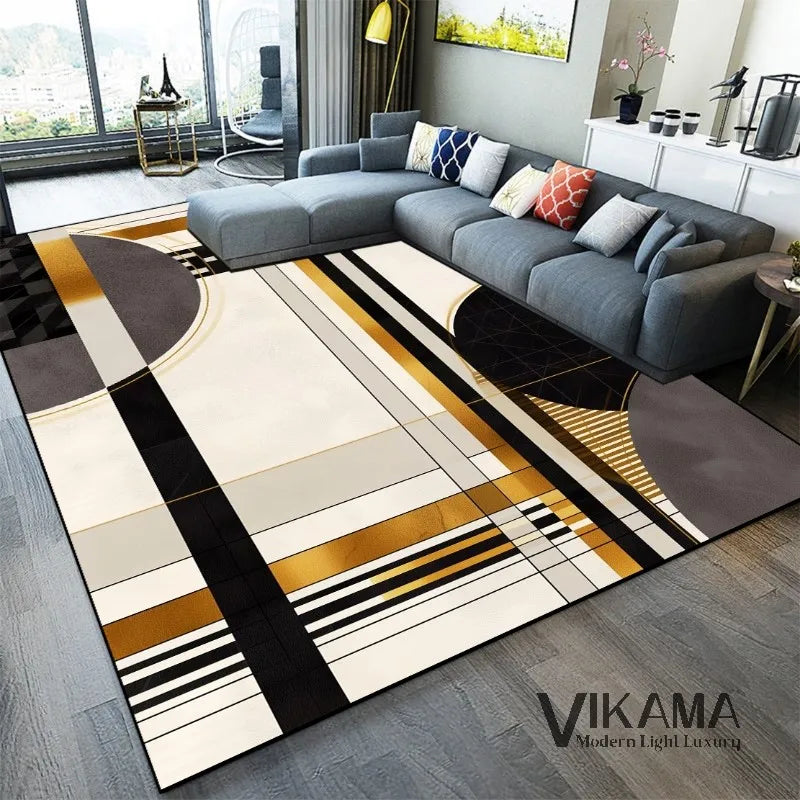 Abstrakter Luxus-Teppich – Wohnzimmer & Schlafzimmer