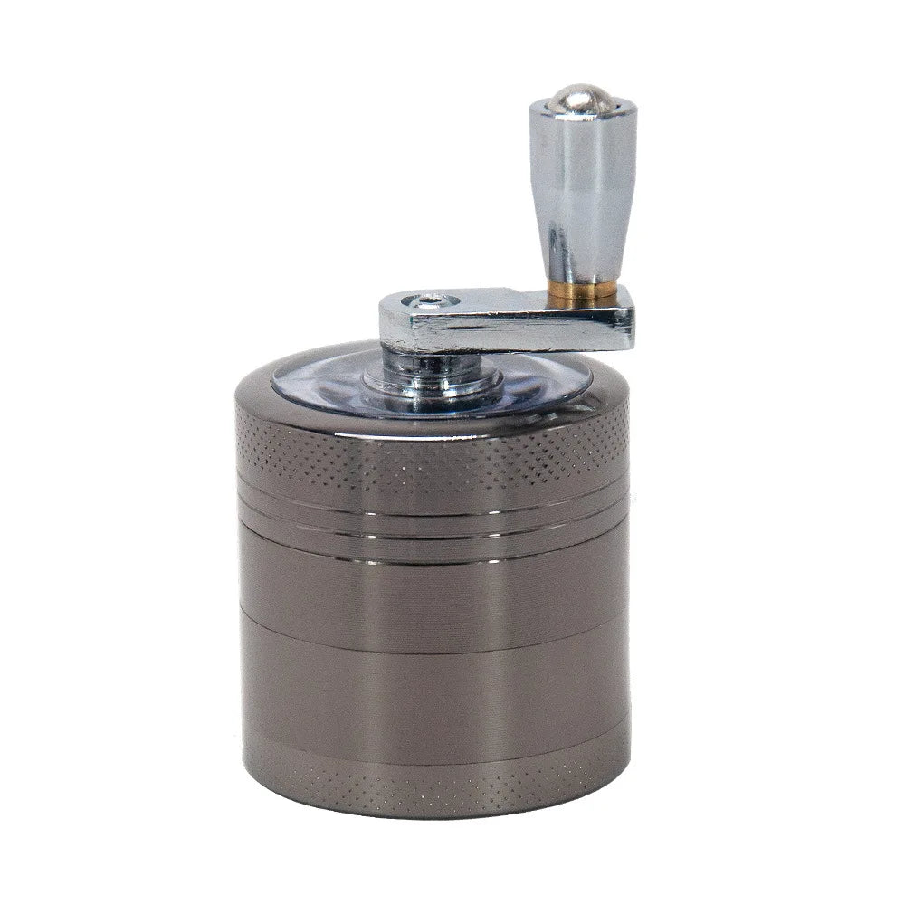 4-lagiger Tabak- & Kräutergrinder – 40 mm Handkurbel