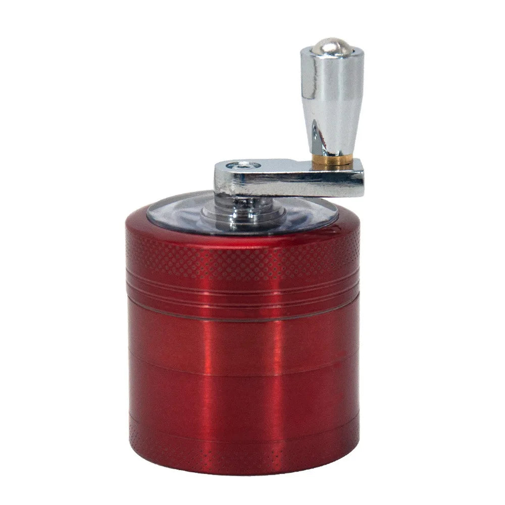 4-lagiger Tabak- & Kräutergrinder – 40 mm Handkurbel