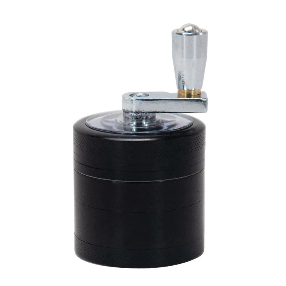 4-lagiger Tabak- & Kräutergrinder – 40 mm Handkurbel