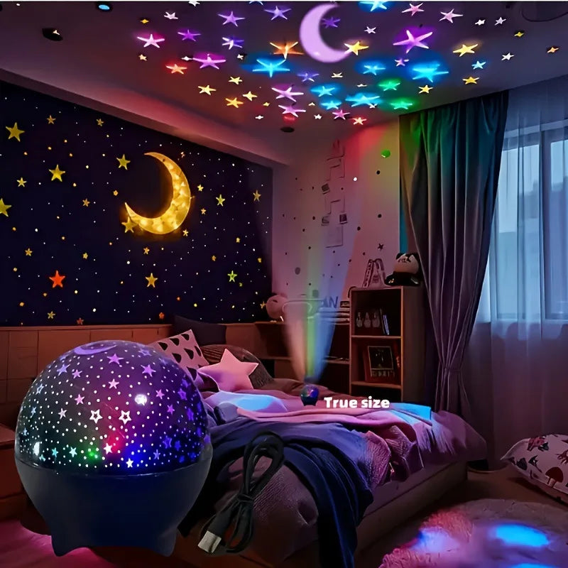 Moon Orbit – RGB-Sternenprojektor mit USB