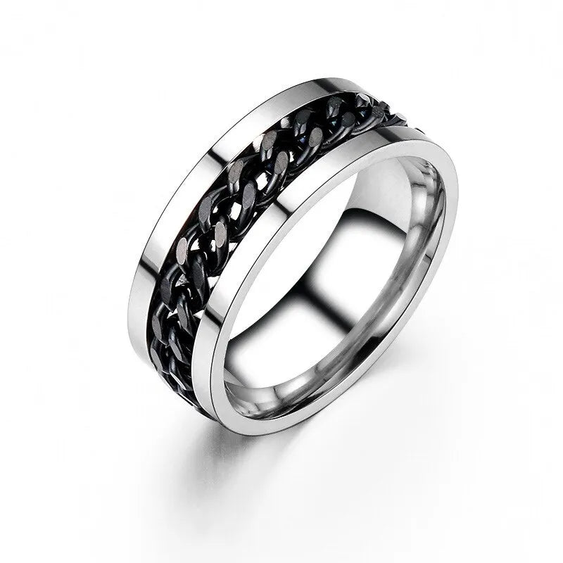 Rotator Titanring mit Flaschenöffner - Einzigartiges Hip-Hop Accessoire
