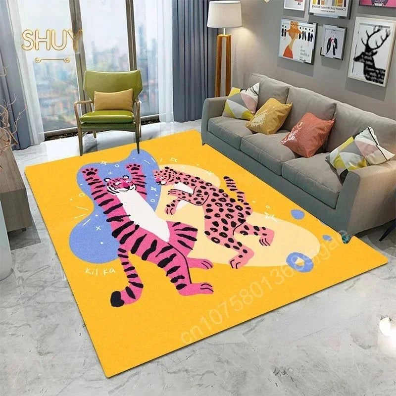 Ägypten-Style Abstrakter Teppich – Wohnzimmer & Schlafzimmer