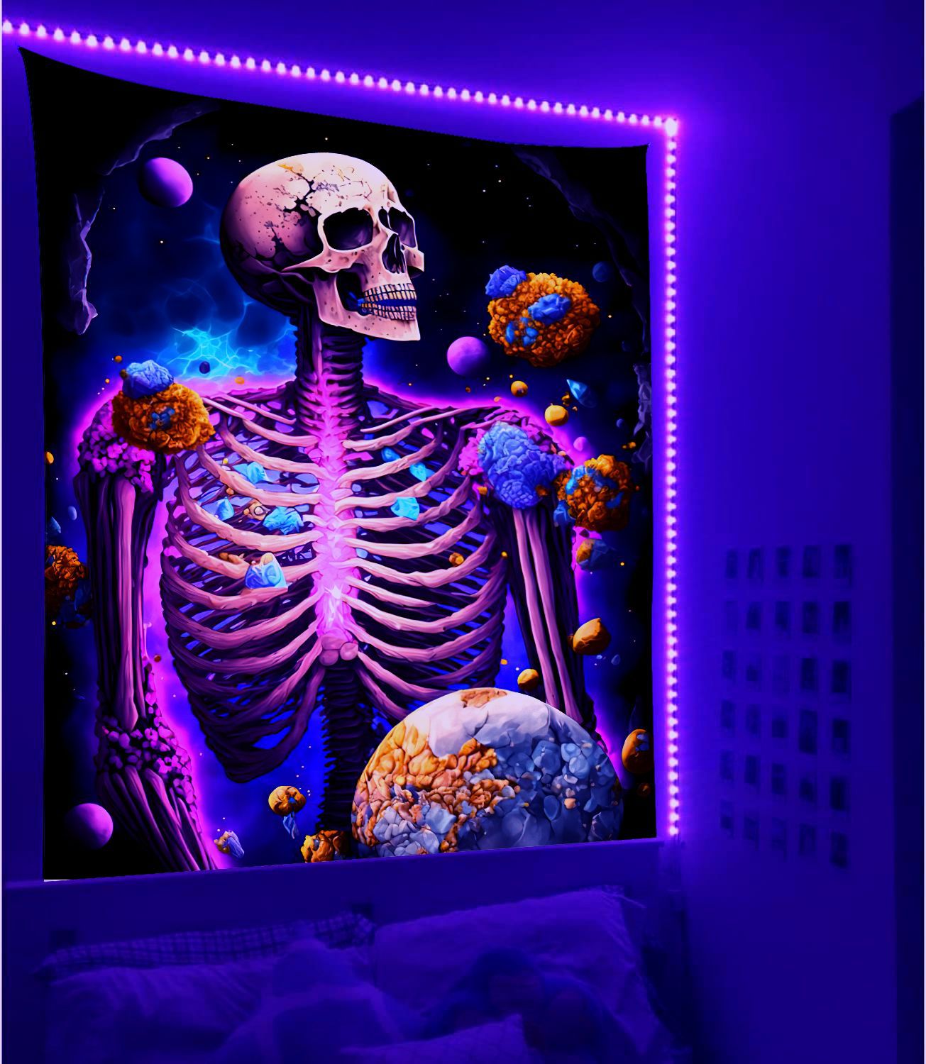 Wildlife flaming Schwarzlichtposter