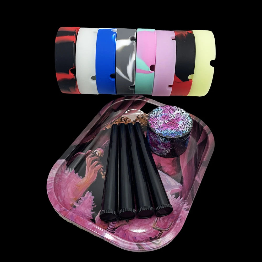 5-teiliges Smoking Kit – Grinder & Zubehör