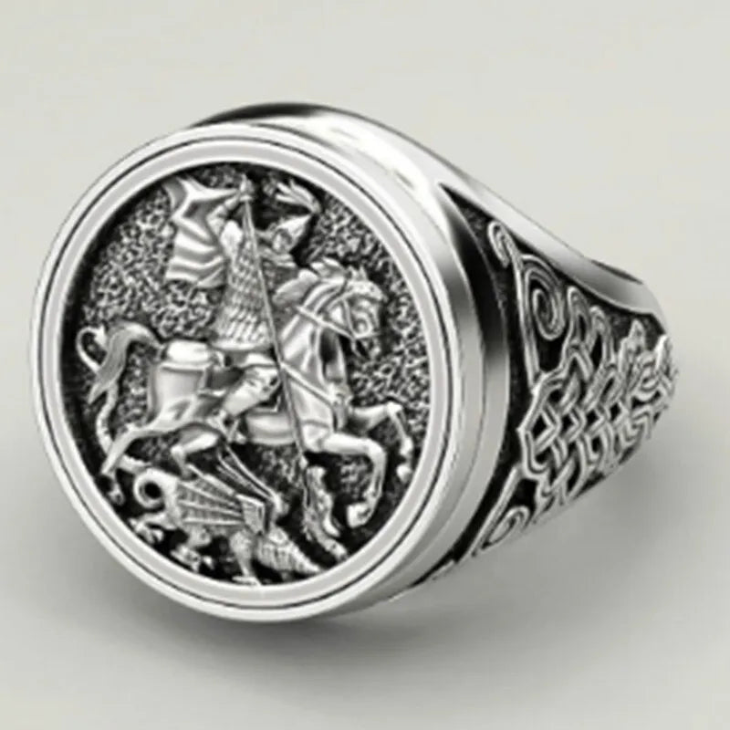 Vintage Ring - Trendige Symbole und Muster