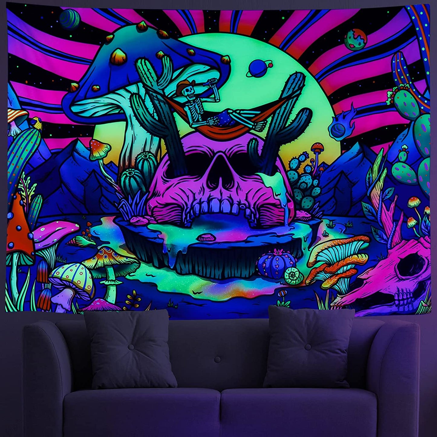 Kaviar Schwarzlichtposter