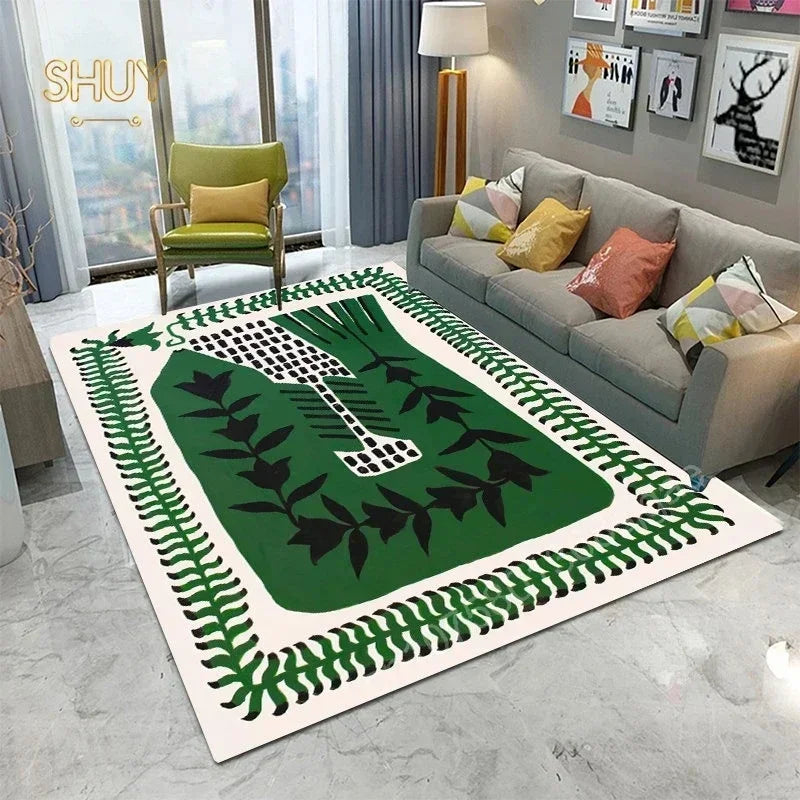 Ägypten-Style Abstrakter Teppich – Wohnzimmer & Schlafzimmer
