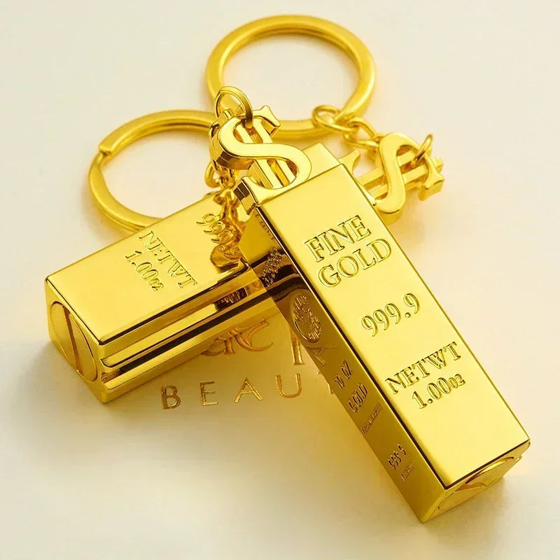 Goldbarren-Feuerzeug – Winddicht & Stylisch