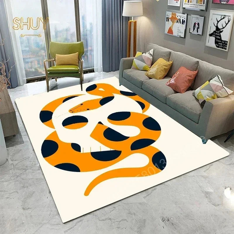 Ägypten-Style Abstrakter Teppich – Wohnzimmer & Schlafzimmer