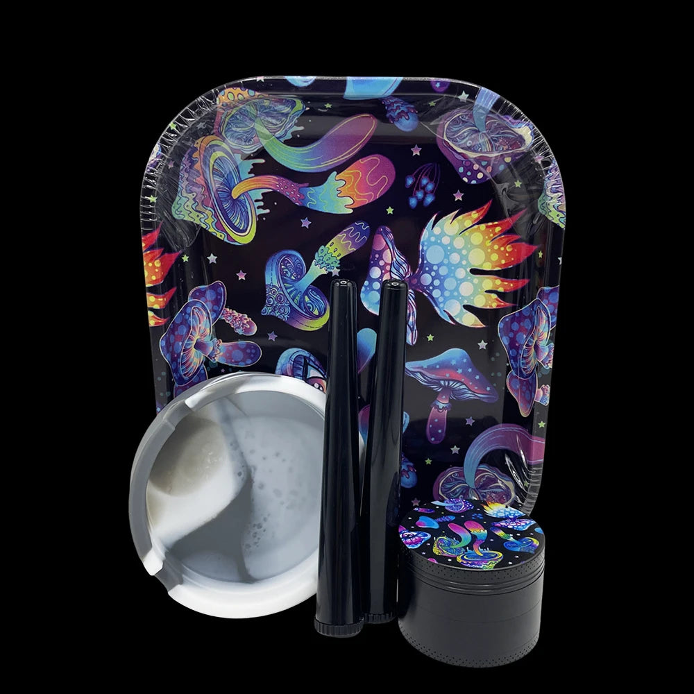 5-teiliges Smoking Kit – Grinder & Zubehör