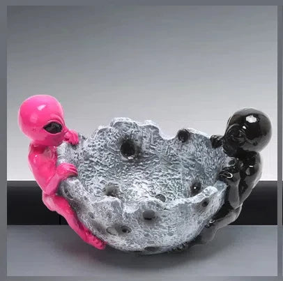 Alien-Aschenbecher – Retro Resin Deko