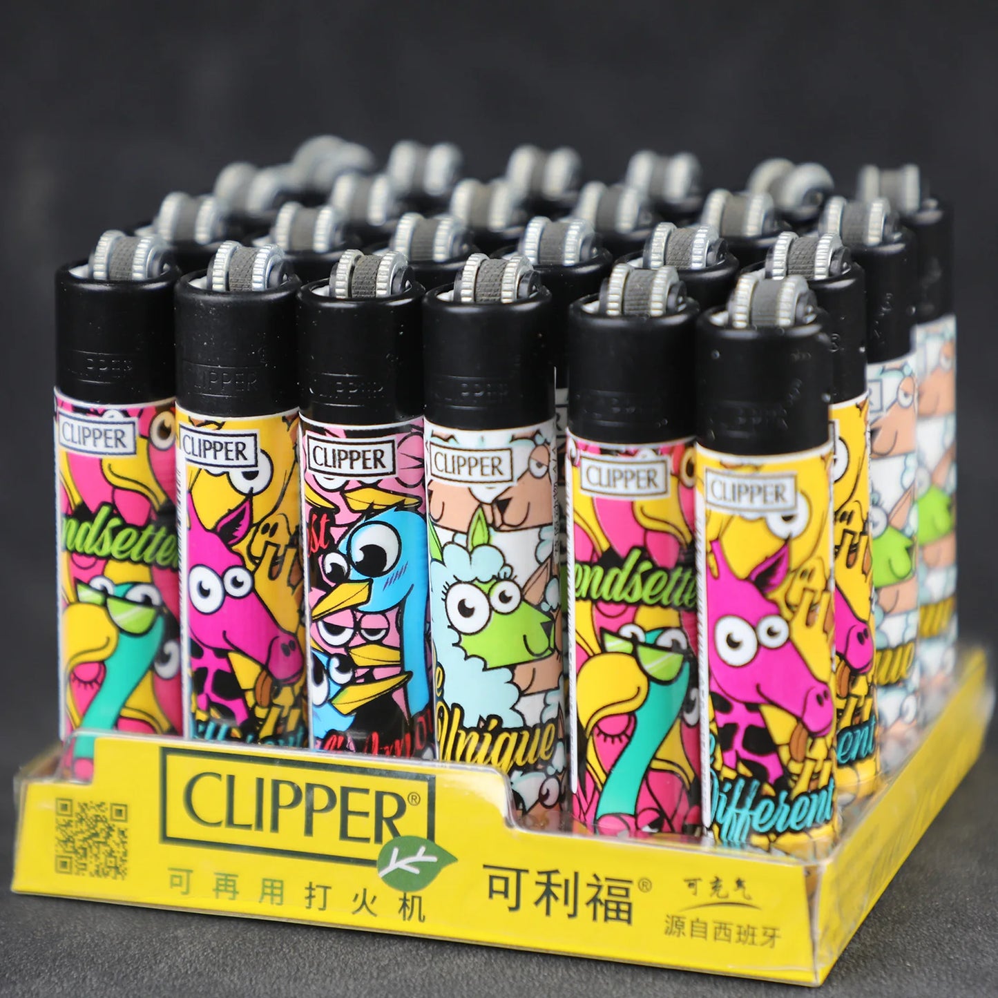 Clipper Feuerzeug – Nachfüllbar mit Schleifrad & Designmotiv