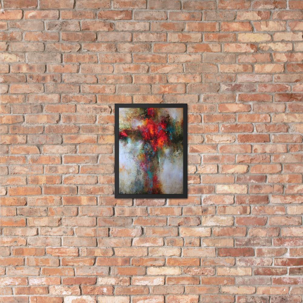 Abstrakt Artist - Gerahmtes Poster - NiZED
