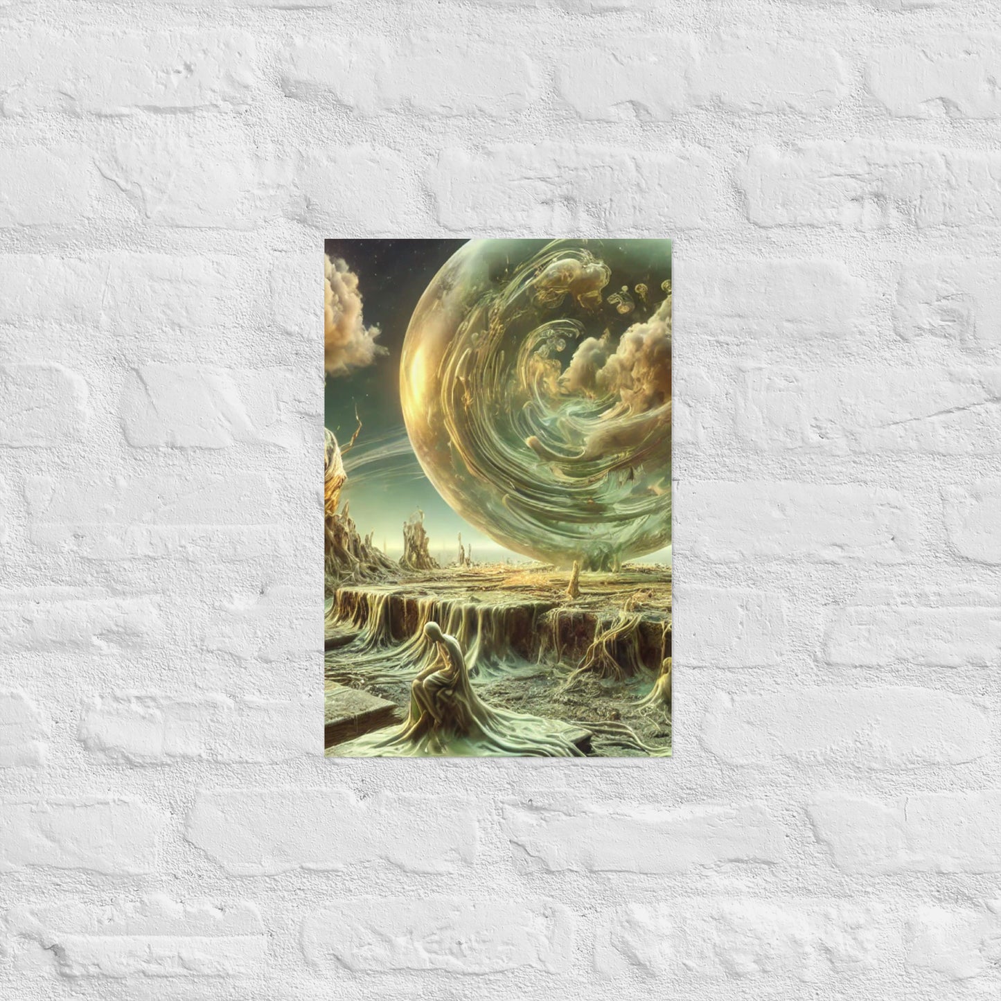 Transluzente Kugel Poster