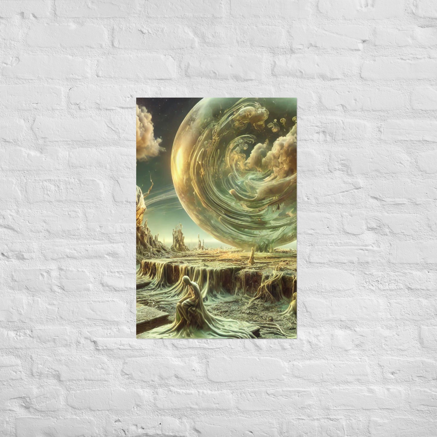 Transluzente Kugel Poster