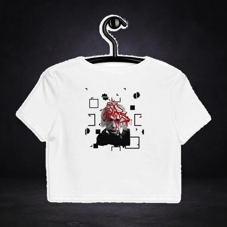 Albert Einstein Crop Top