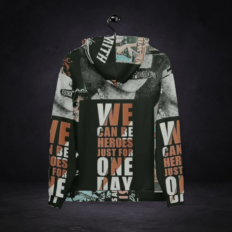 We Can Be Heroes Just for one Day Hoodie