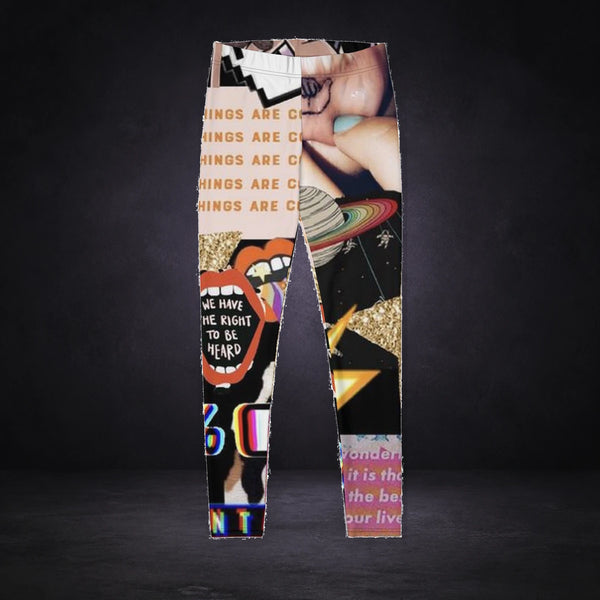Licker Print Leggings