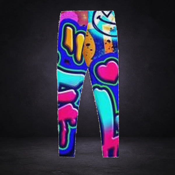 Love Print Leggings