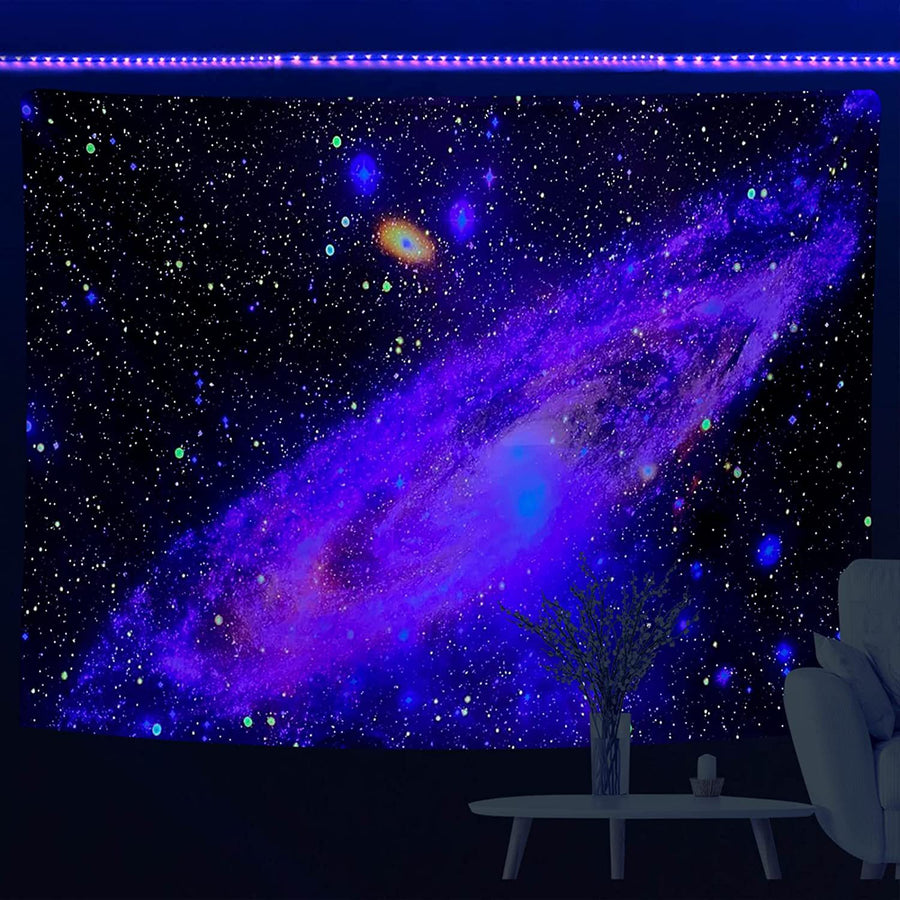 Mysteries of the Star Universe Black Light Psychedelic Poster