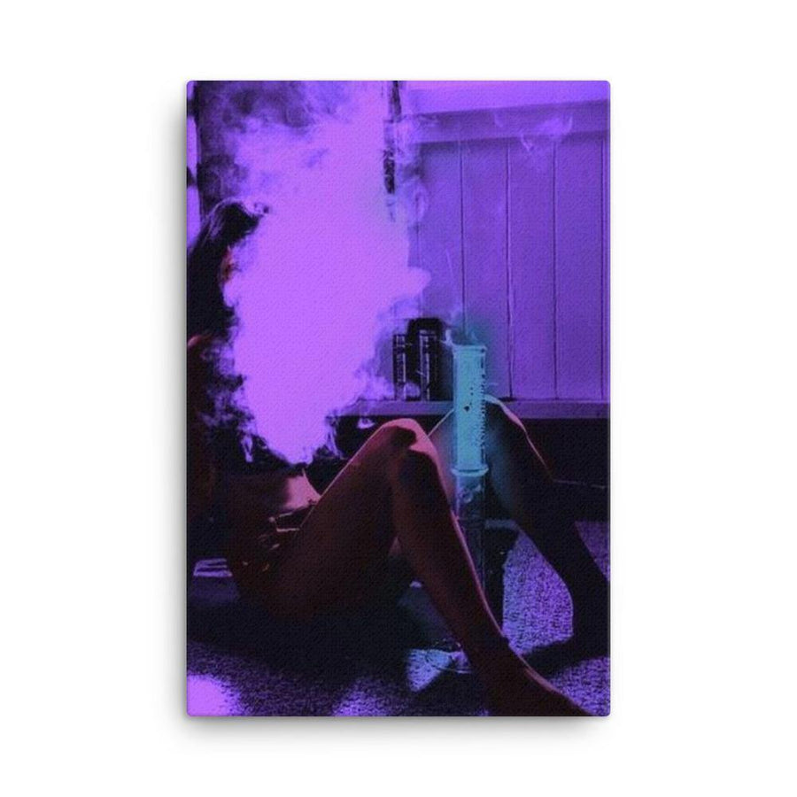 Purple Fly canvas