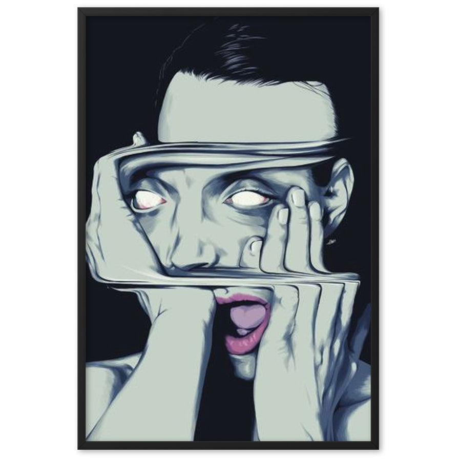 Ephemeral Vibes Gerahmtes Poster