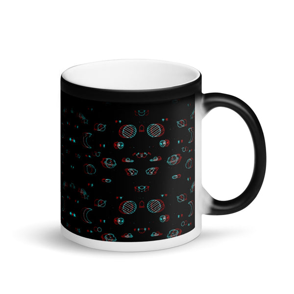 PLANETS - Matte Black Magic Mug